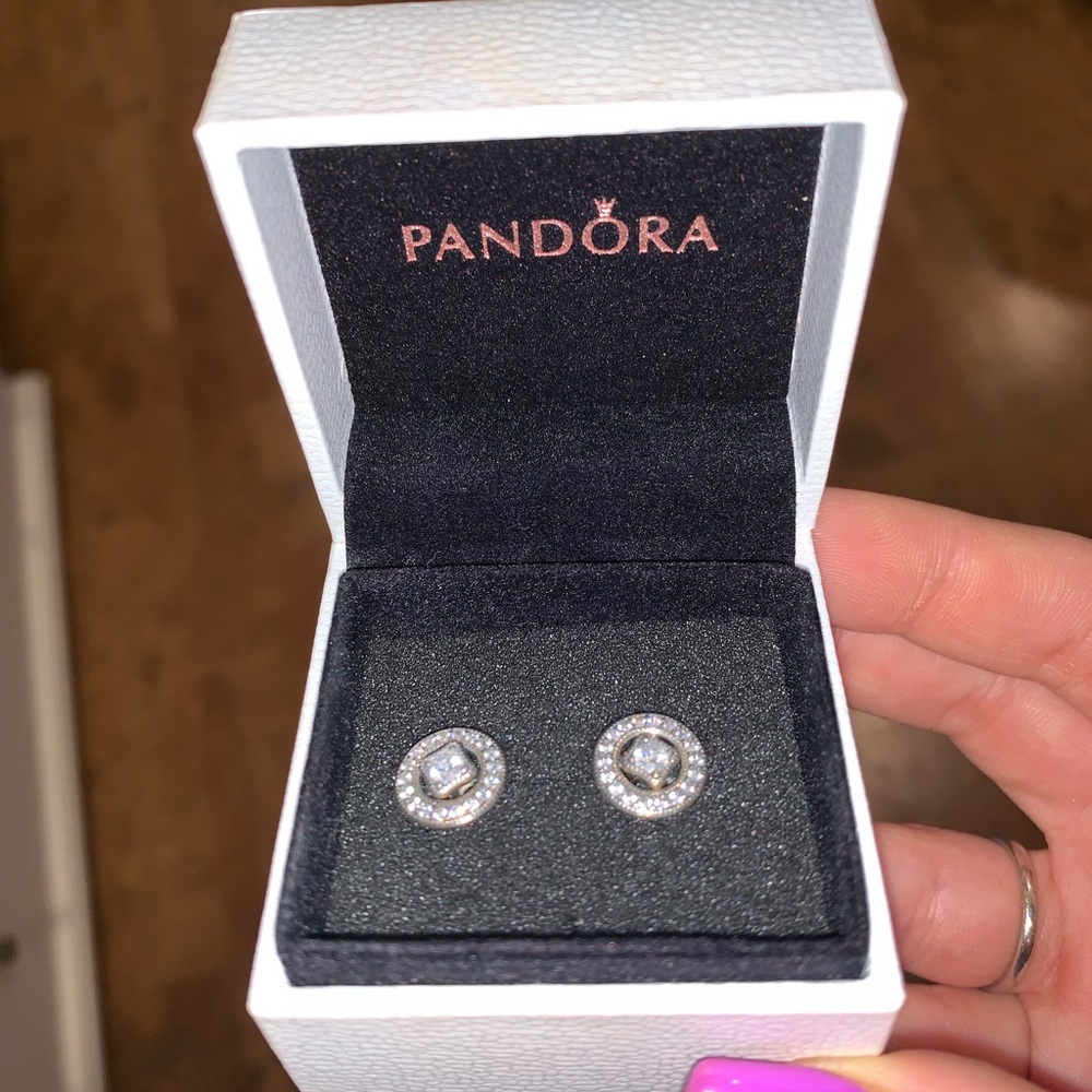 Never worn, PANDORA earings